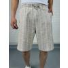 Kareli Keten Şort