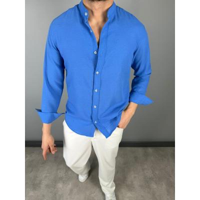 FRESH KETEN KUMAŞ HAKİM YAKA GÖMLEK