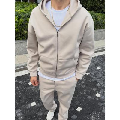 Scuba İçi Kaşe Kumaş Kapşonlu Alt Üst Takım